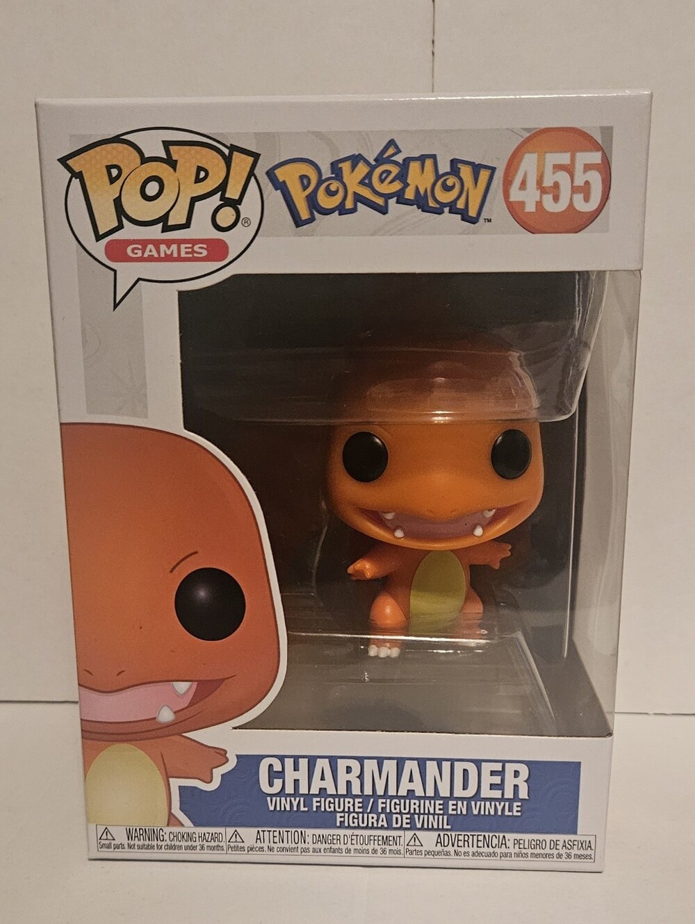 Funko Pop! Vinyl Games Animation Pokemon Charmander 455 - w/ Protector